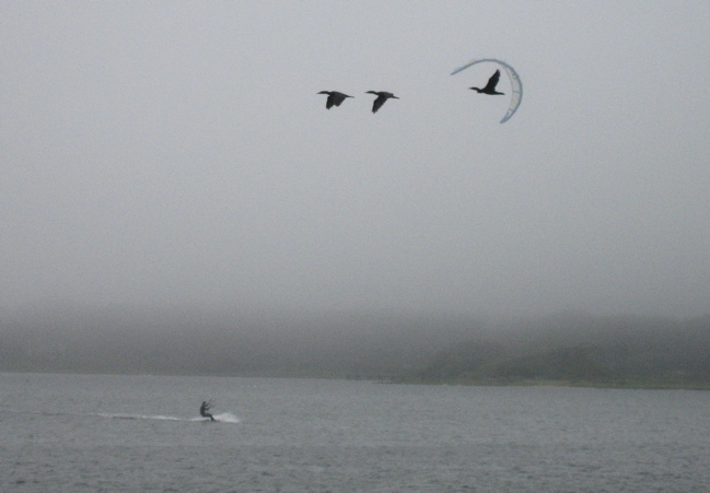 kite surfing